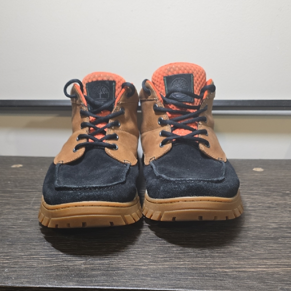 Timberland Black and Tan Men's Boots